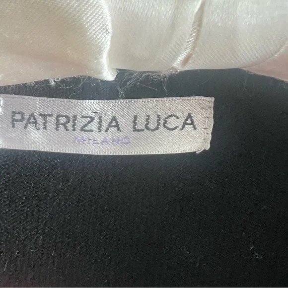Patrizia Luca Black Cardigan with Multicolor Dots - Picture 4 of 4